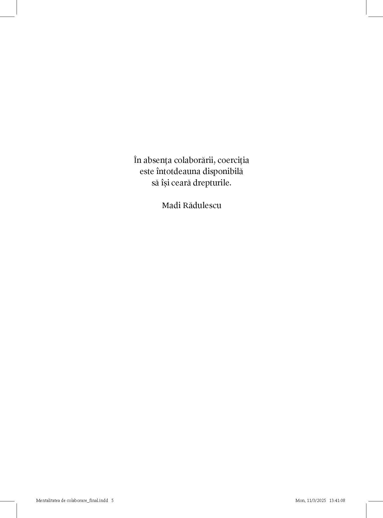 Mentalitatea de colaborare